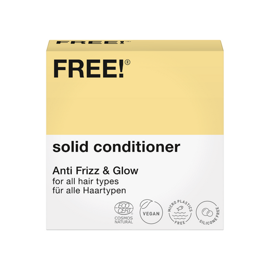 FREE! Solid Conditioner Anti Frizz & Glow für alle Haartypen