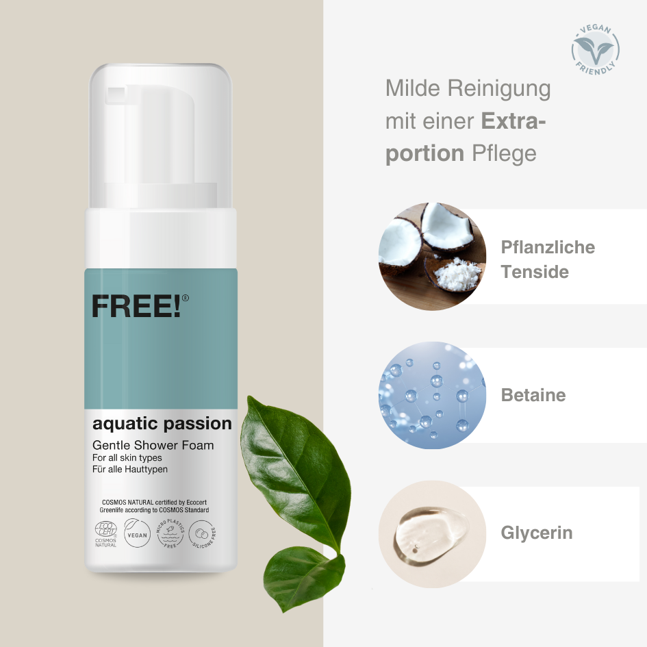 FREE! Gentle Shower Foam aquatic passion