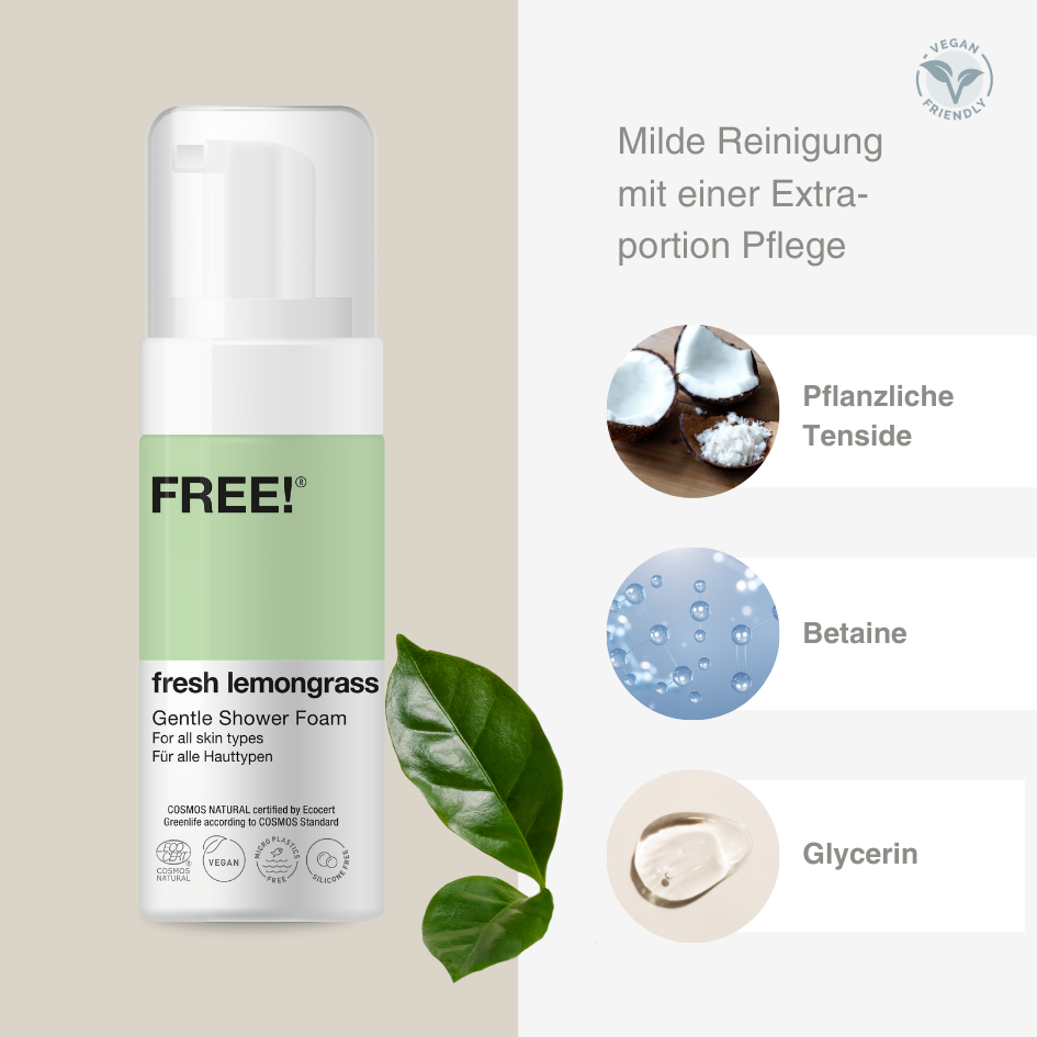 FREE! Gentle Shower Foam lemongrass