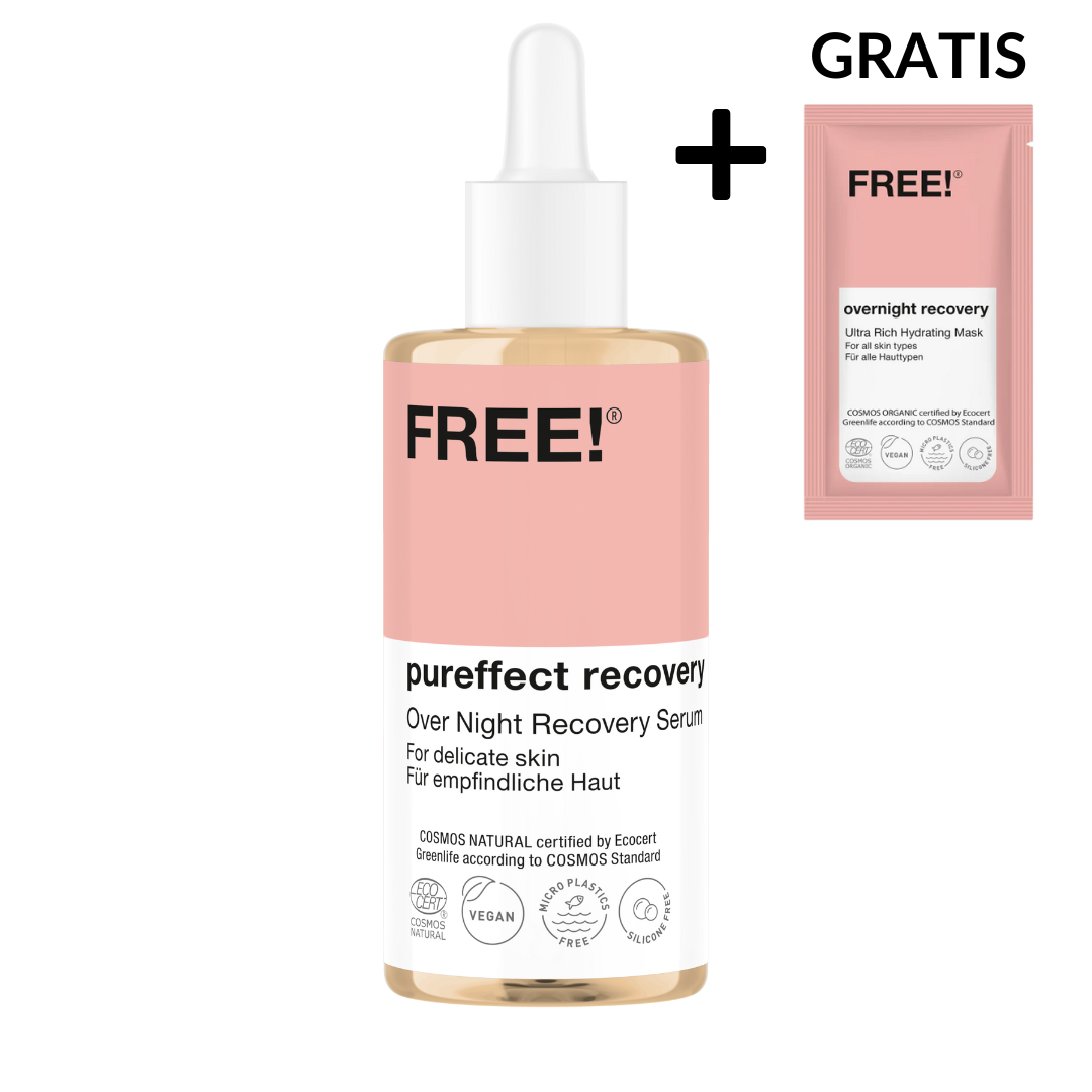 FREE! Over Night Recovery Serum + GRATIS Ultra Rich Hydrating Mask!