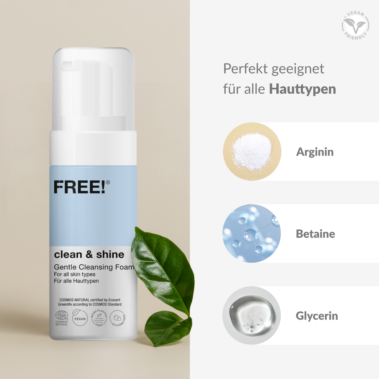 FREE! Gentle Cleansing Foam clean & shine