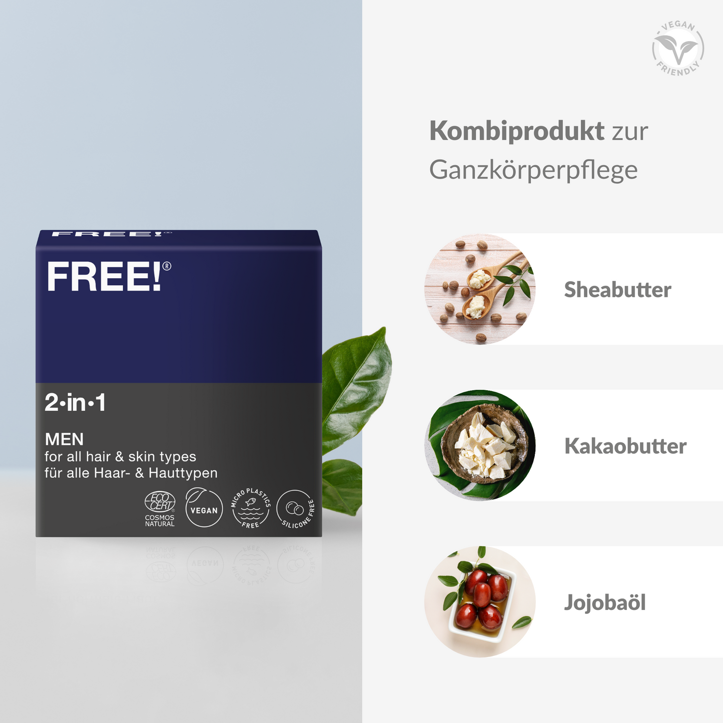 FREE! Solid 2in1 Men für alle Haar- & Hauttypen