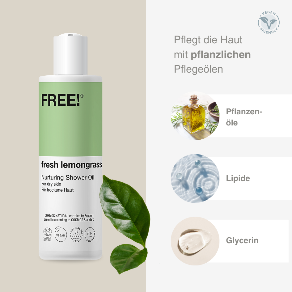 FREE! Nurturing Shower Oil fresh lemongrass