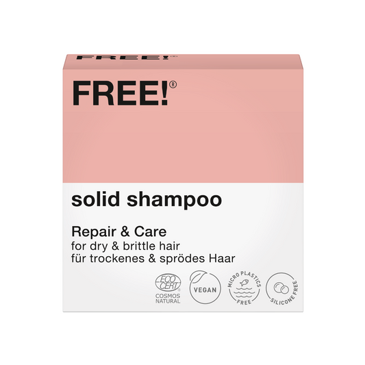 FREE! Solid Shampoo Repair & Care für trockenes & sprödes Haar